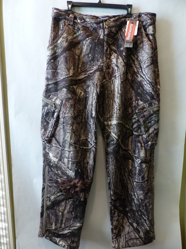 HUNTWORTH MENS SENECA MIDWEIGHT SOFT SHELL FLEECE INTERIOR HUNTING PANTS SZ XL HUNTWORTH MENS SENECA MIDWEIGHT SOFT SHELL FLEECE INTERIOR HUNTING PANTS SZ XL