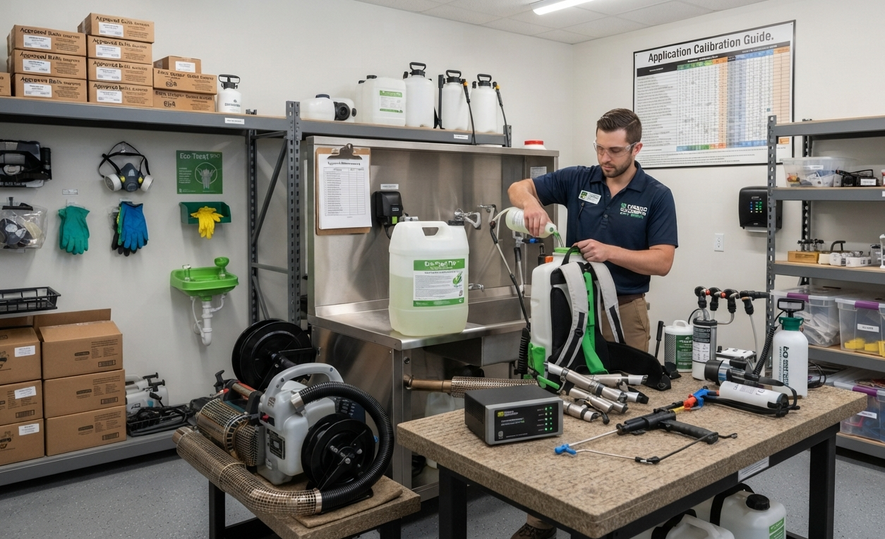 Professional pest control equipment