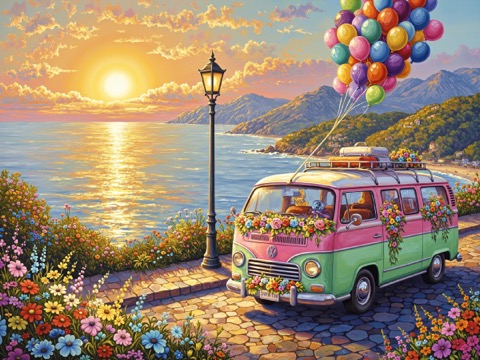 Birthday-Trip-VW-Balloons