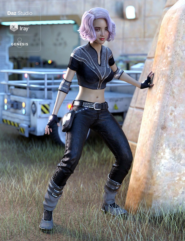     Naomi Sci-fi Outfit for Genesis 8 Female(s) 