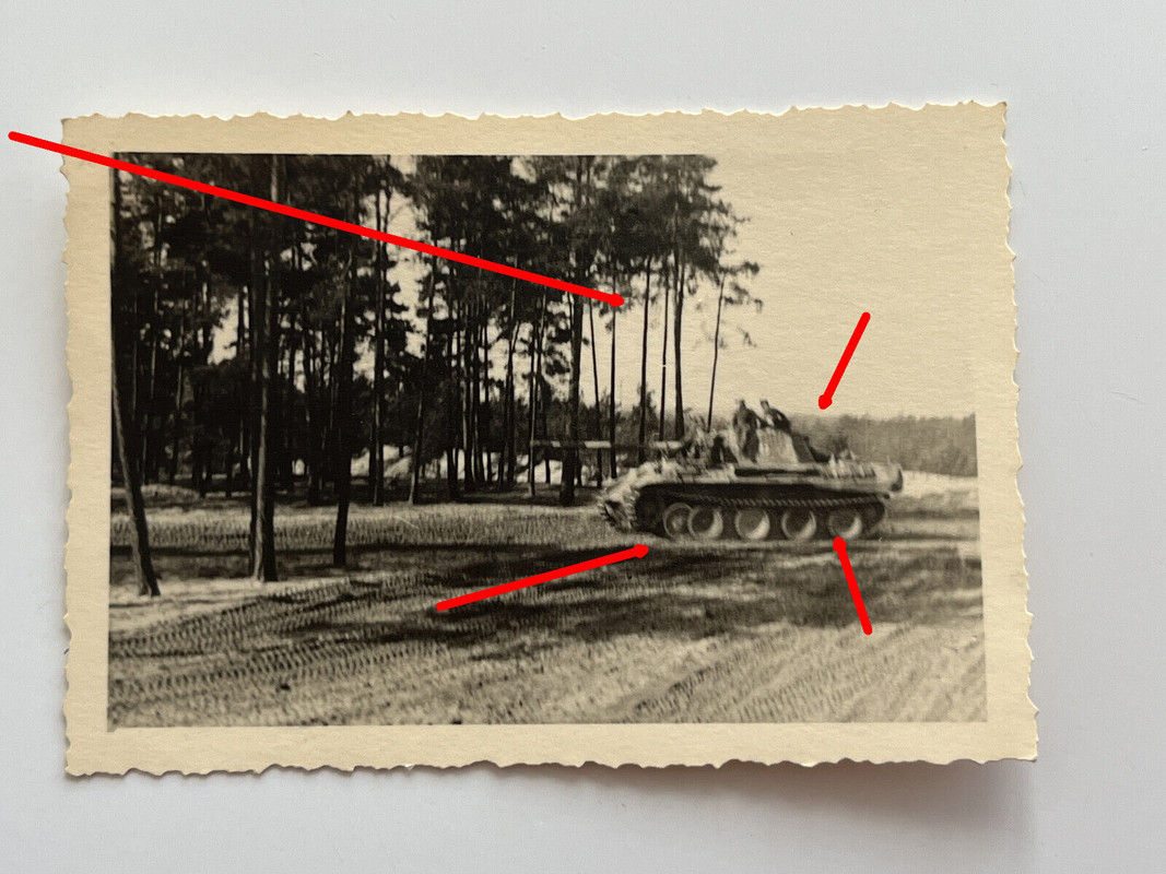 Foto, Panzer Rgt. 16, Panther für Normandie u. Ardennen Offensive, Panzer V, TOP