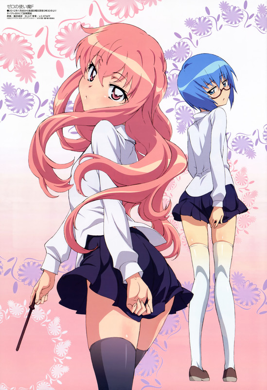 louise francoise le blanc de la valliere and tabitha megami magazine and 1 more drawn by fujii mas