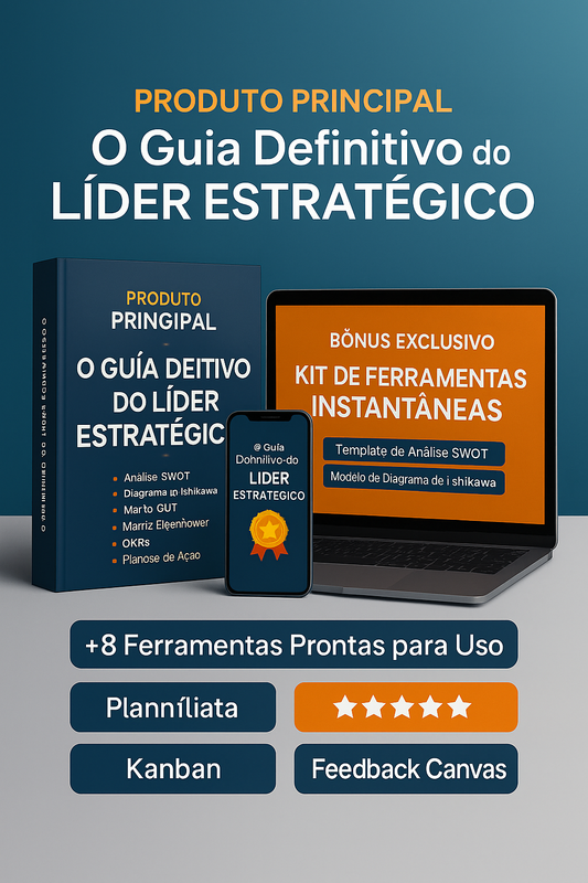 Mockup do Guia do Líder Estratégico