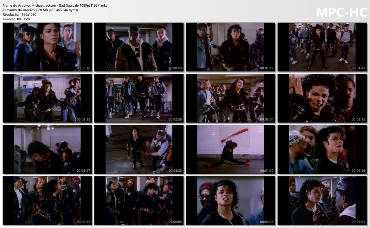 Michael Jackson - Bad (Upscale 1080p) [1987]