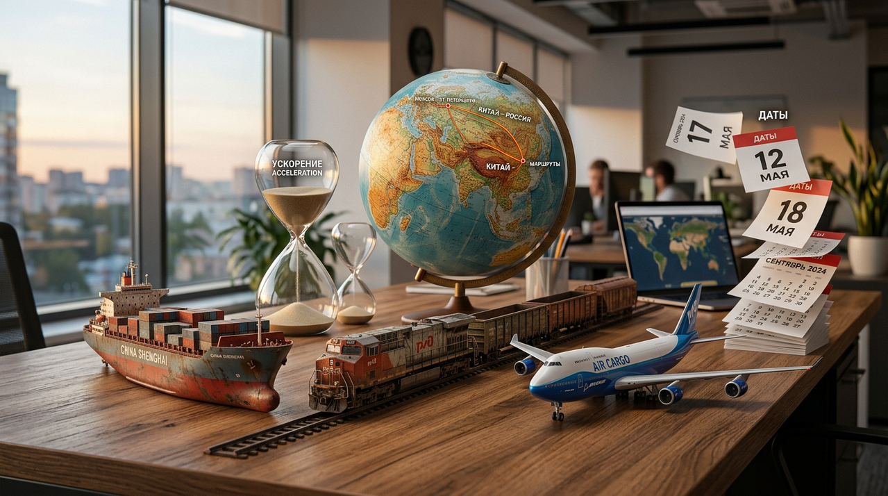 Изменения сроков доставки из Китая в Россию за последние годы