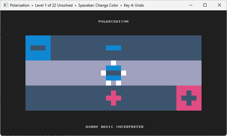 HOBBY BASIC POLARIZATION WINDOWS11 CONSOLE