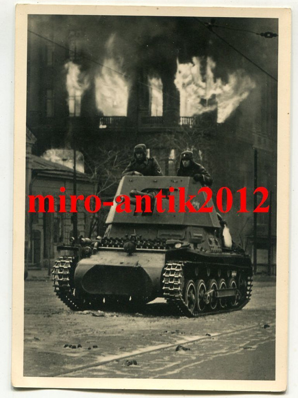 Foto, AK, Panzerjäger I im Einsatz, (M)
