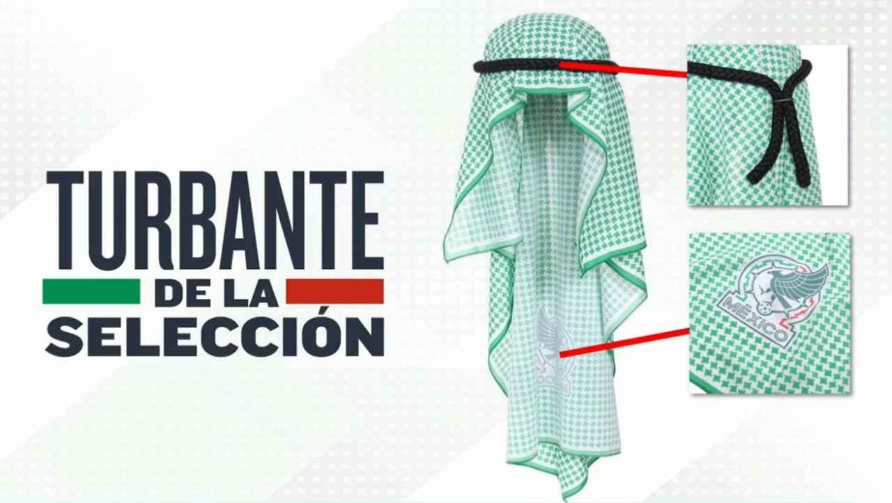 Se burlan del turbante de la Selección Mexicana para Mundial Qatar 2022