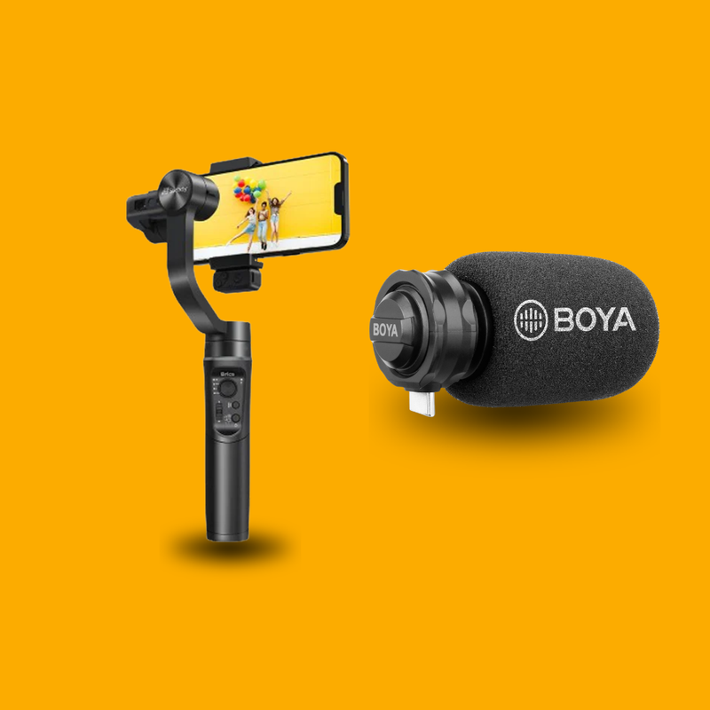 A mobile vlogging kit