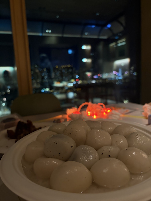 Looking up at skyscrapers