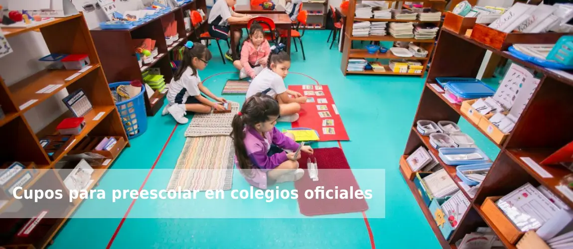 Cupos preescolar en colegios distritales de Bogotá