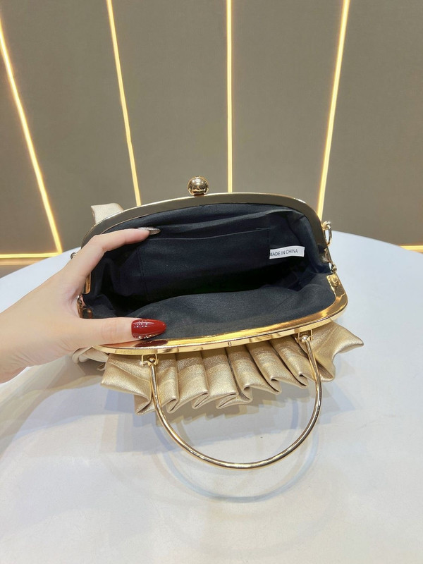 Crystal evening handbag side angle