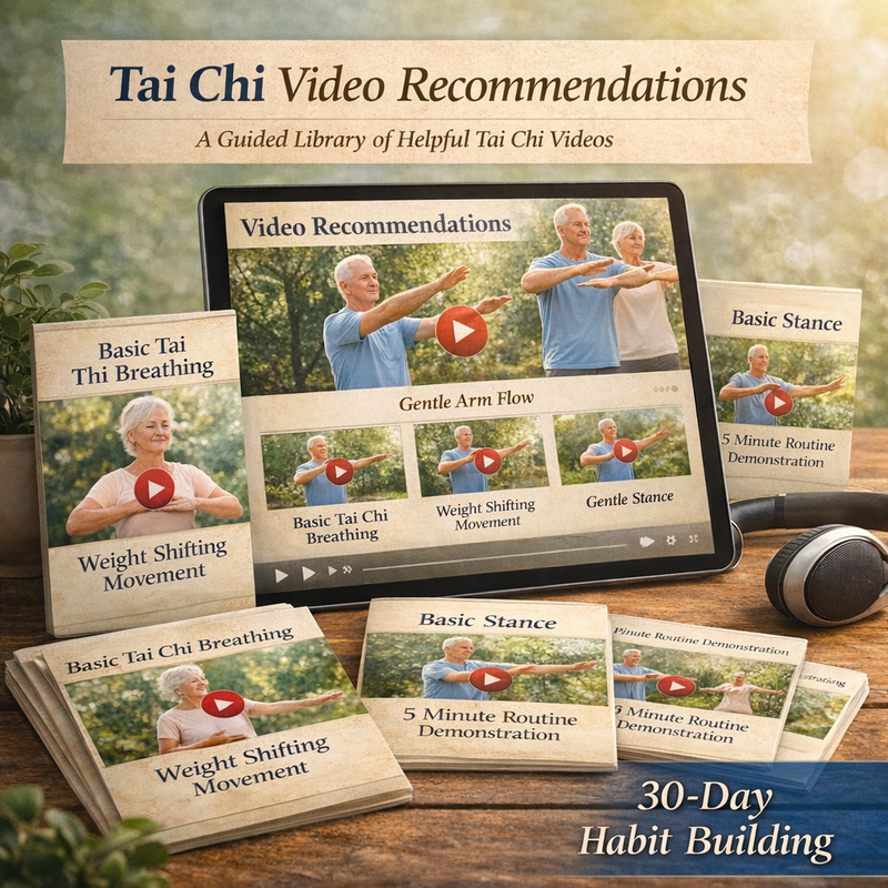 Tai Chi Video Recommendation mockup