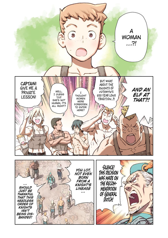 Even the Elf Captain Wants to be a Maiden - c001 (v01) - p006 [web] [Manga UP!] [Oak]
