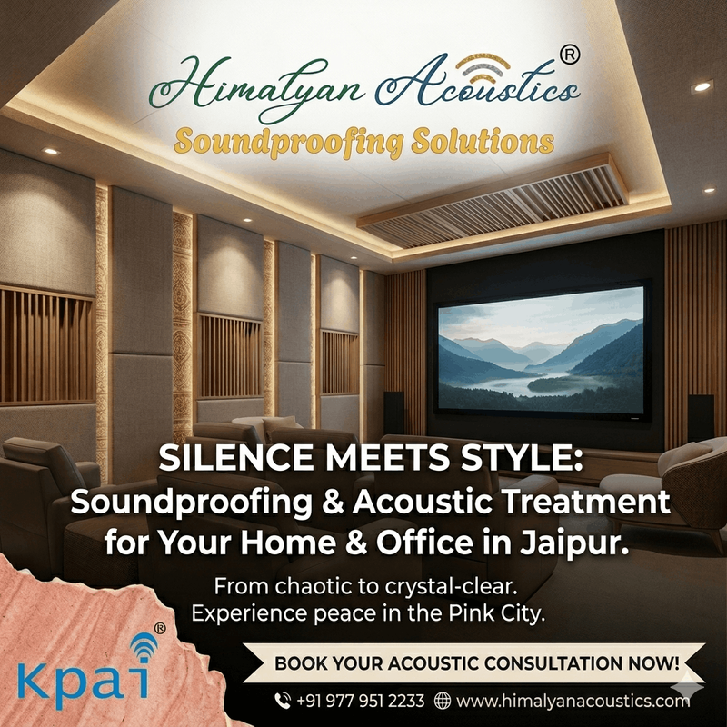 Soundproofing Acoustic Treatment in Jaipur Rajasthan