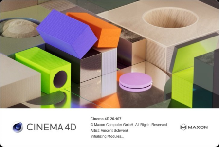 Maxon Cinema 4D Studio R26.107 Maxon Cinema 4D Studio R26.107