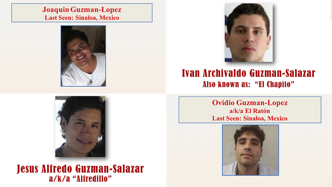 FGR decomisa armas y drogas al Cartel de Los Salazar, de los hijos de El Chapo