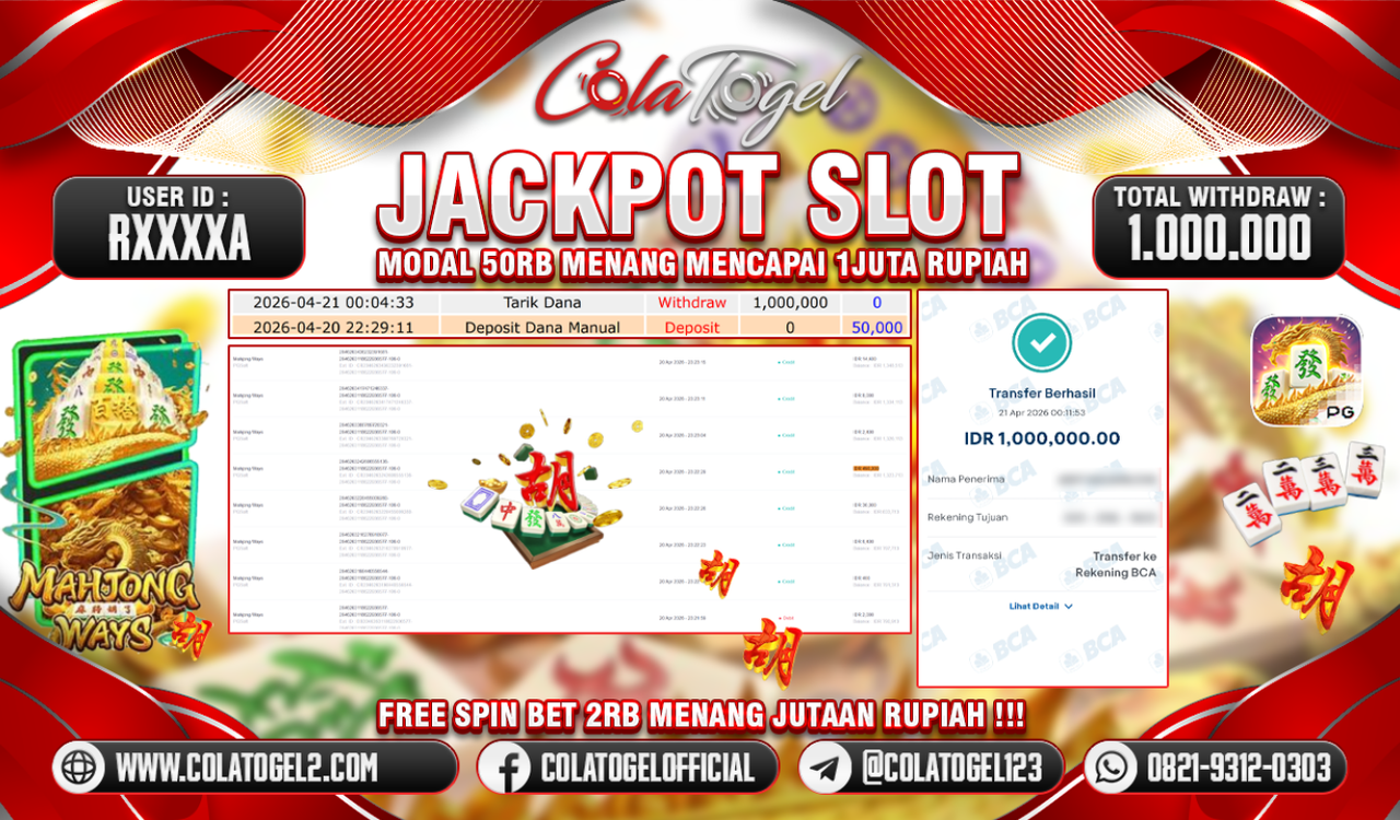 JACKPOT SLOT GACORR!!