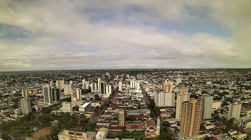Campo Grande nesta manhã de domingo