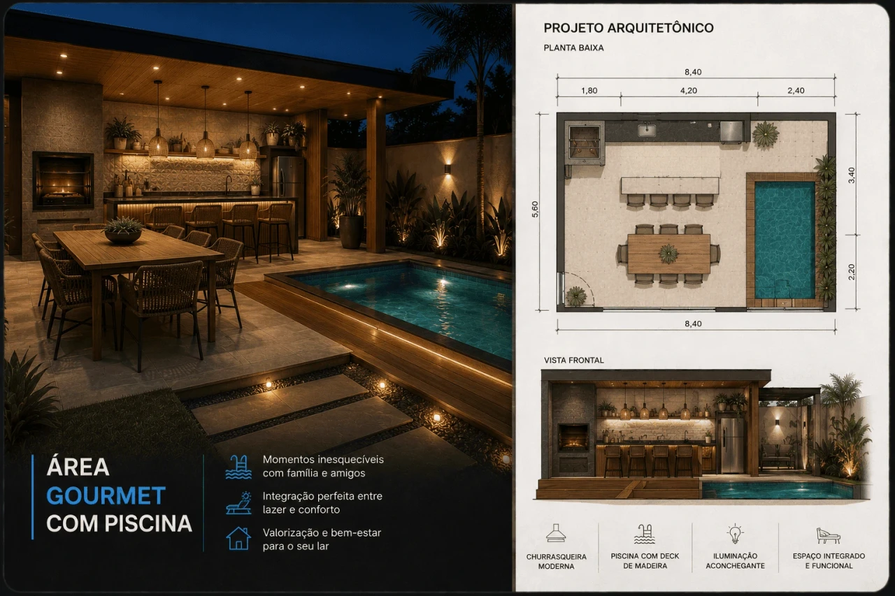 Com Piscina