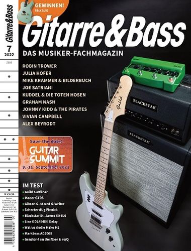 Cover: Gitarre und Bass Musiker Fachmagazin No 04 bis 07 2022