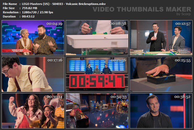 LEGO Masters (US) - S04E03 - Volcanic Brickruptions.mkv