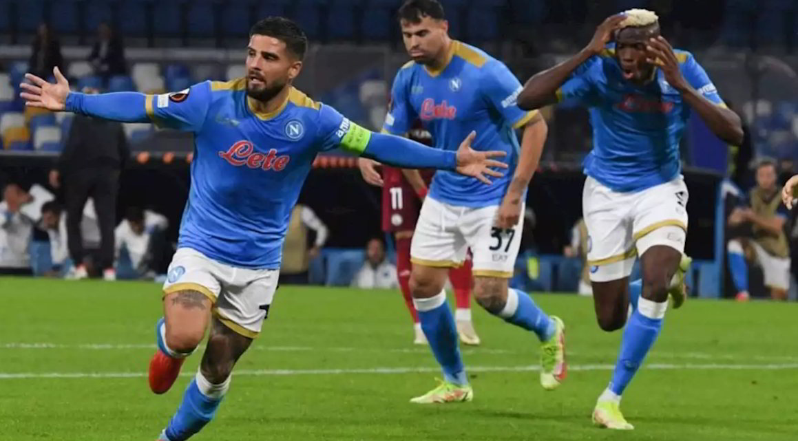 Europa League: Napoli batte Legia Varsavia 3-0 e sale in 2a posizione
