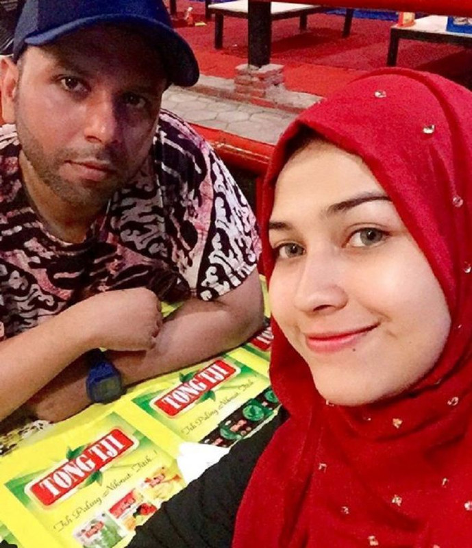 Mona Rizqia anak Kadir bersama sang suami (Instagram @monarizqia via Nakita.id)
