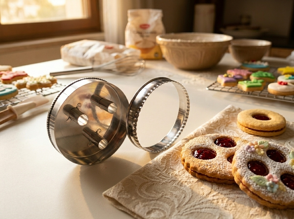 Cortador de galleta tres ojos para fiestas infantiles utensilio