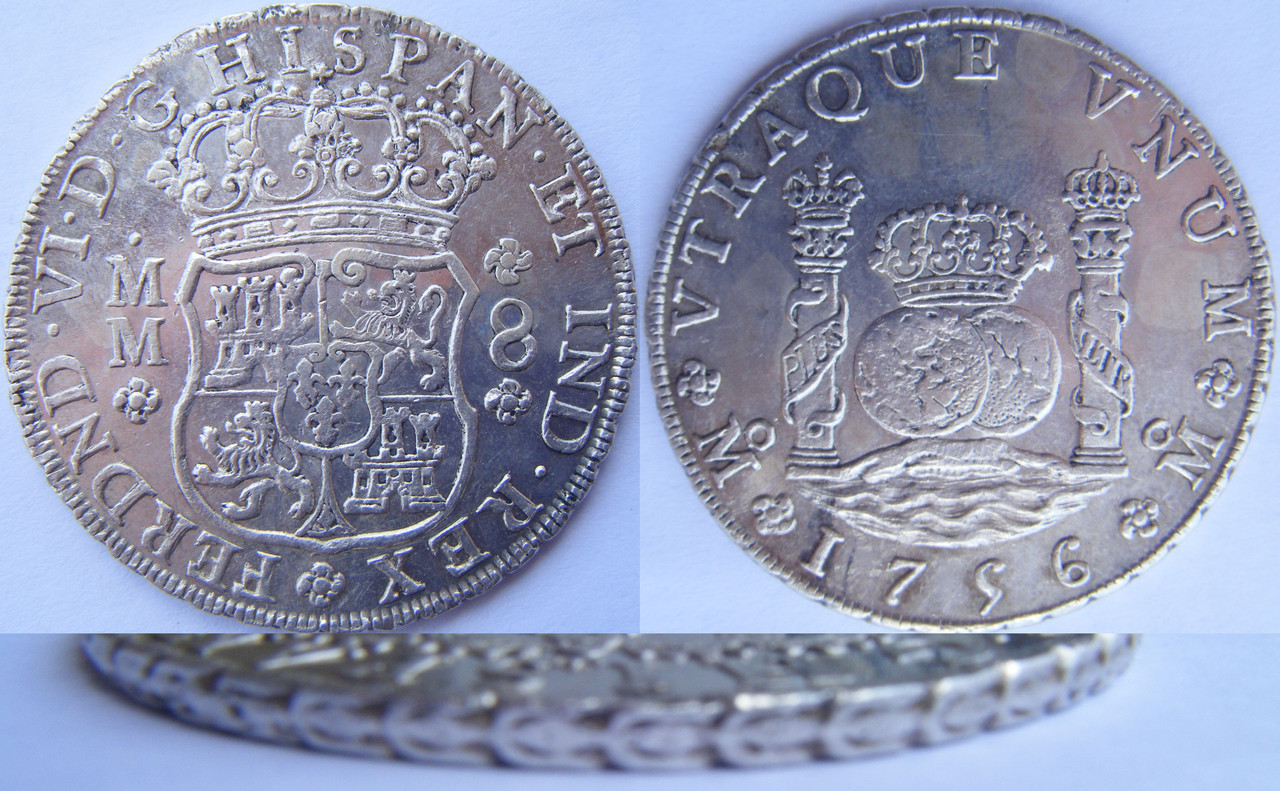 8 Reales Fernando VI 1756 Mexico MM 8-R-Fernando-VI-1756-Mexico-MM-s