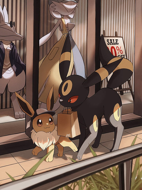 gardevoir-eevee-lucario-and-umbreon-poke