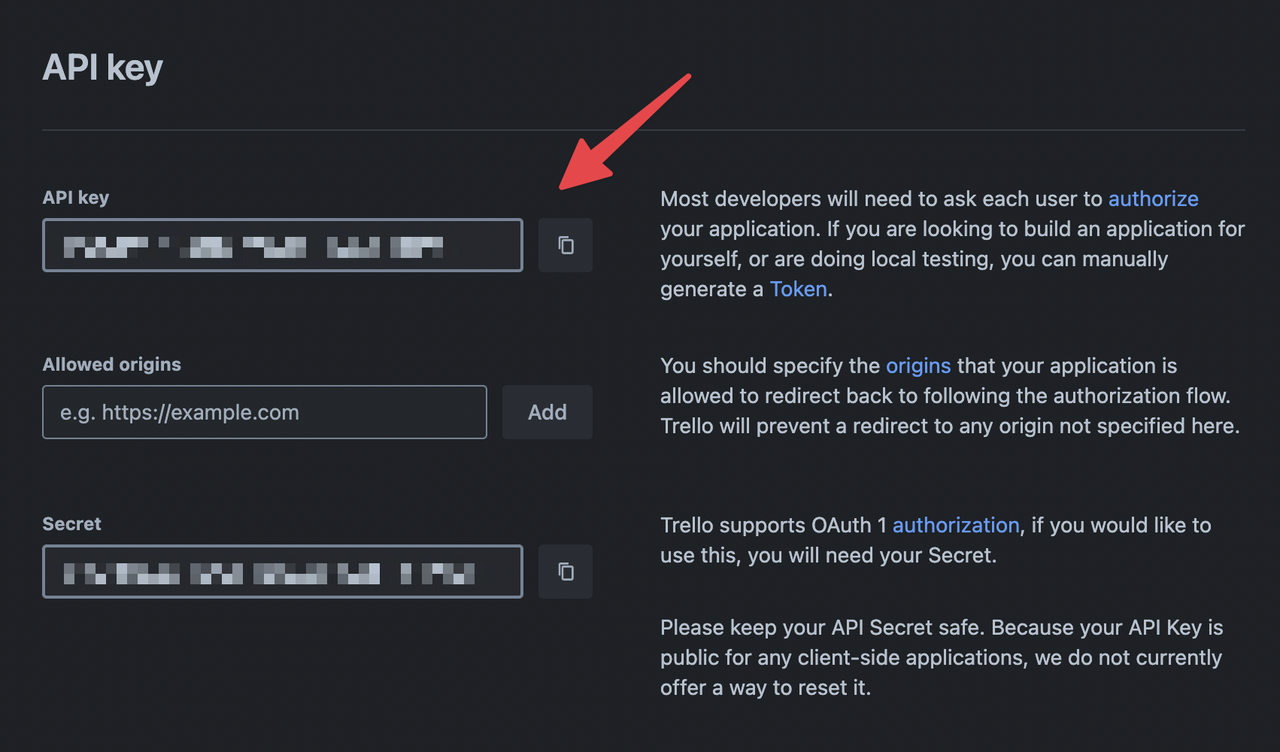 API Key Generation