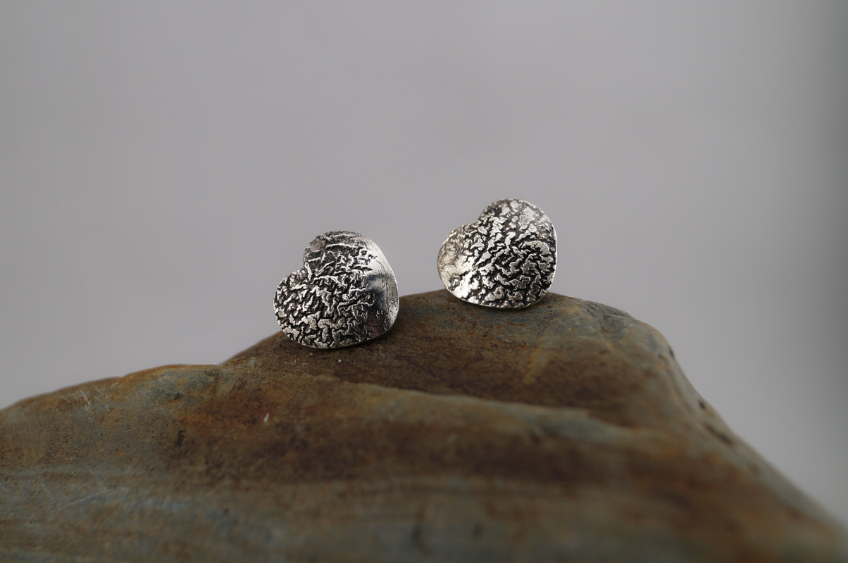 Серьги «Кованное Сердце» - вид 1