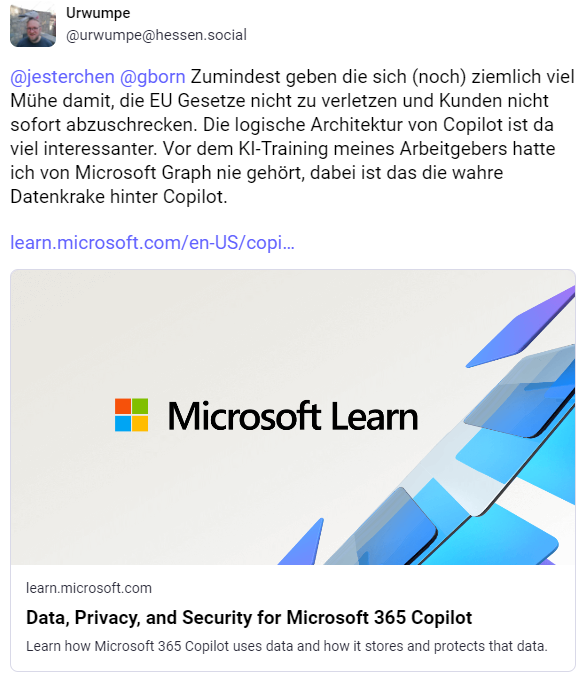 Copilot Datenschutz