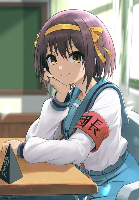 suzumiya-haruhi-suzumiya-haruhi-no-yuuutsu-drawn-by-junshiki-bd48324fbf94bf99e215097153bb5037-1