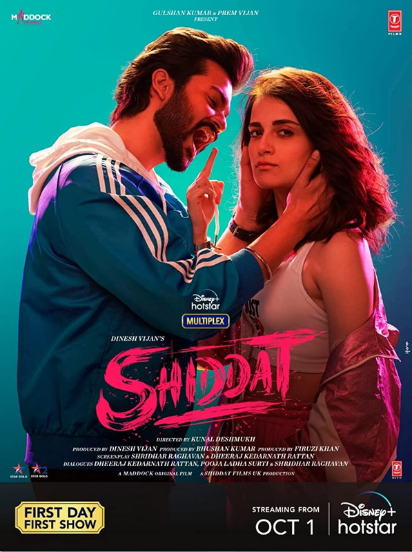 Shiddat (2021) Hindi HDRip 720p x264 1.4GB ESub QRips