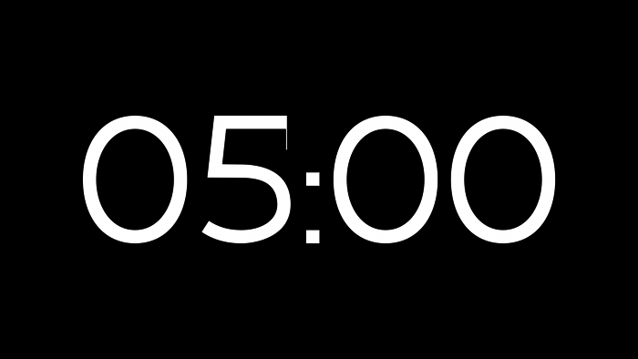 Travesía Alpha Channel: Cuenta Regresiva de 5 Minutos en Alta Resolución