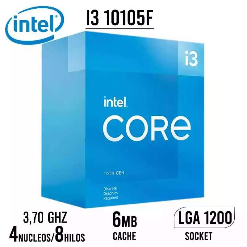 Cyberpuerta: Procesador Intel Core i3-10105F 