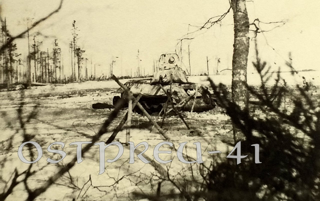 Orig. Panzerjäger Abt. 193 zerstörter Panzer Front 2WK Tank Beut