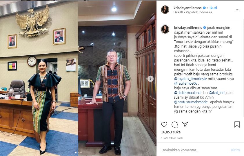 Curhat Krisdayanti yang bangga tetap sehati dengan Raul Lemos meski terpisah jarak