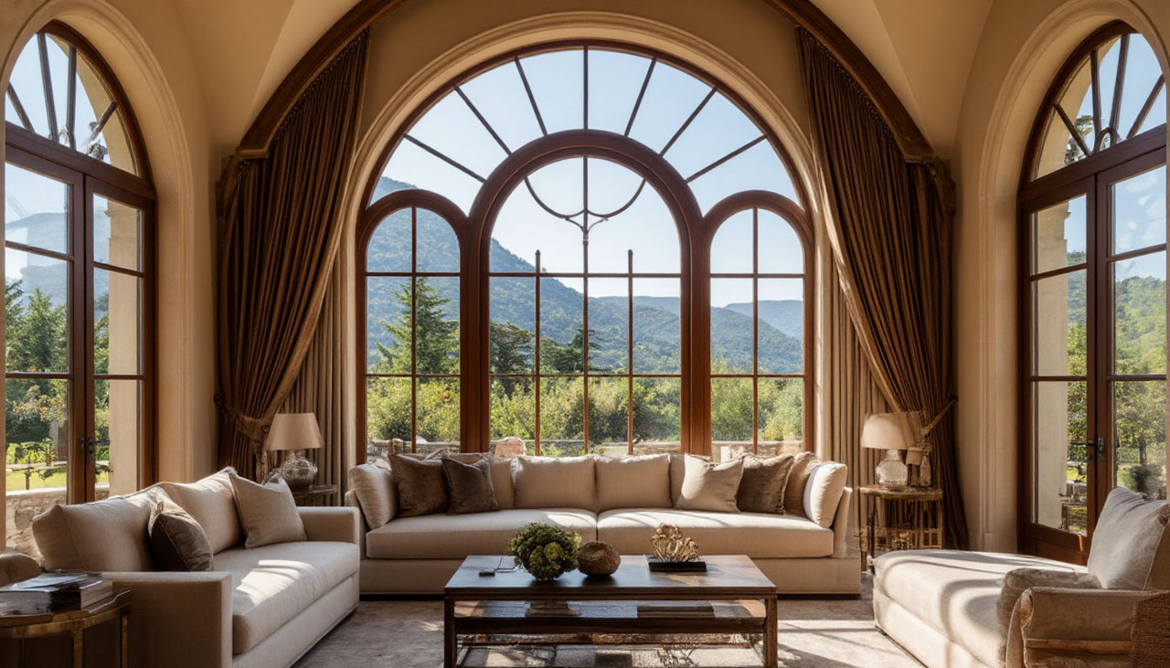 арочные окна пластиковые