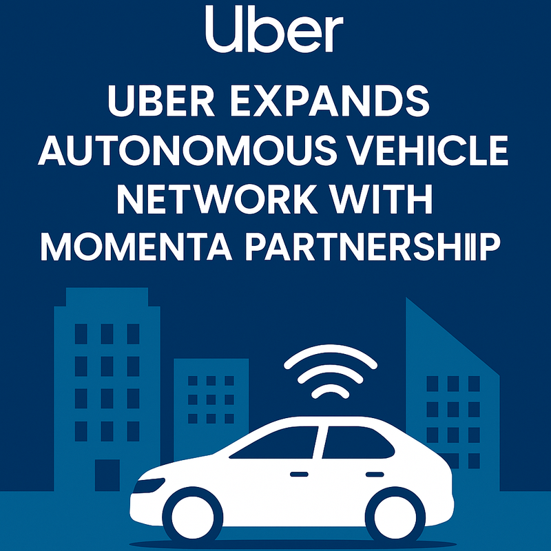 Uber Expands Autonomous Vehicle Network with Momenta Partnership
