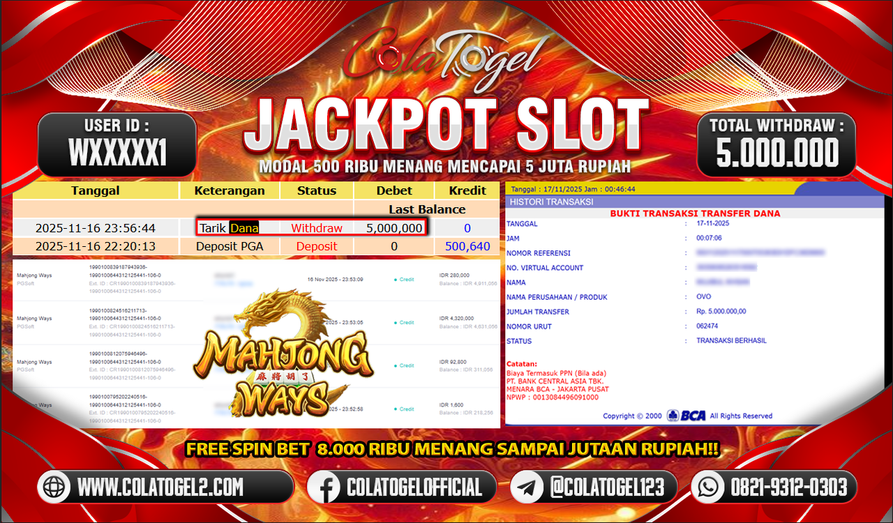 JACKPOT SLOT GACOR!!