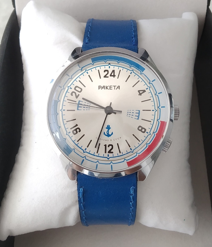 Heureux possesseurs de RAKETA , montrez nous vos plus belles pièces ! - Page 10 Raketa-Marine-24h