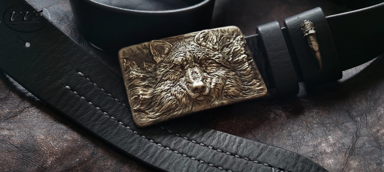 пряжка волк ремень линзы3