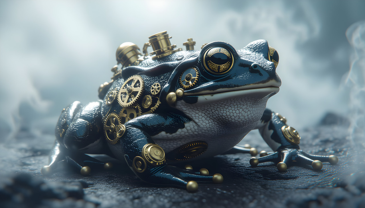 Steampunk Frog