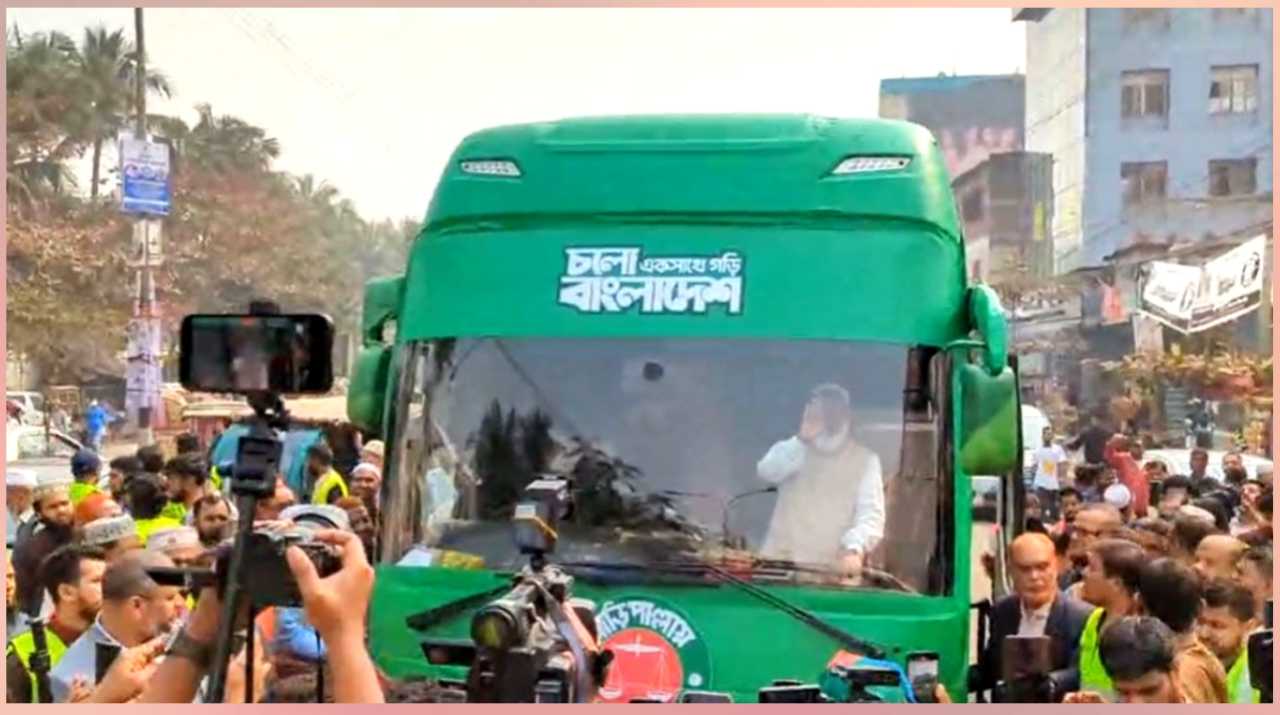 জামায়াত আমির নির্বাচনী প্রচারণা