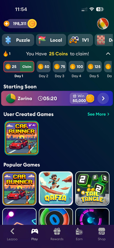 Lezzoo Games — Mobile gaming platform
