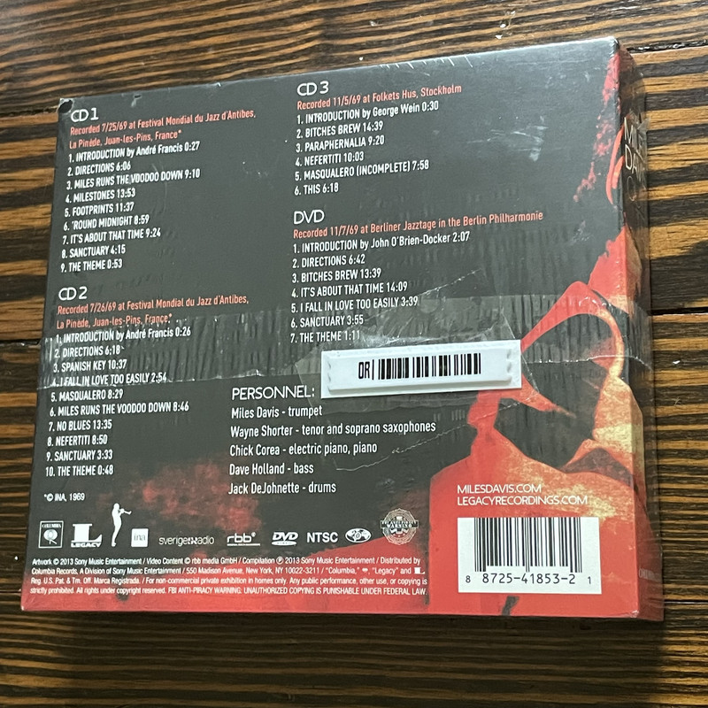 Live in Europe 1969: the Bootleg Series, Vol. 2 [3cd/1dvd] by