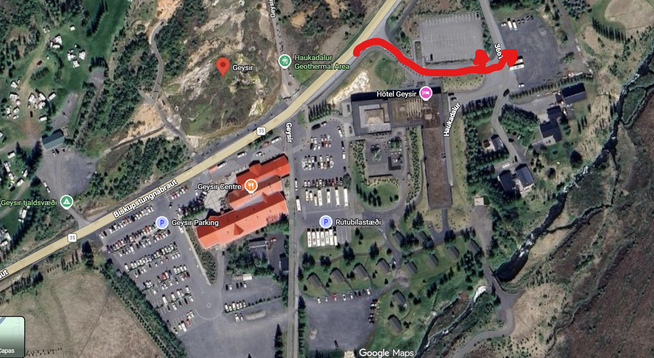 Parking de pago en Geysir / Haukadalur - Alternativa hotel - Foro Europa Escandinava